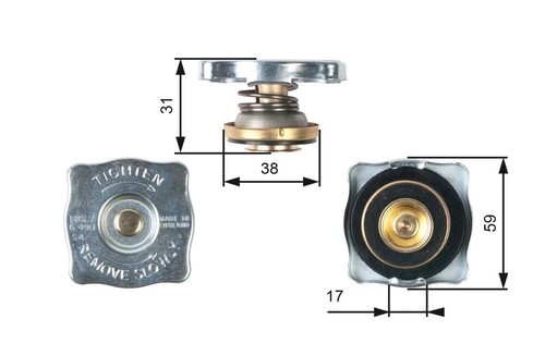 Gates rc130 deckel - rc130, f